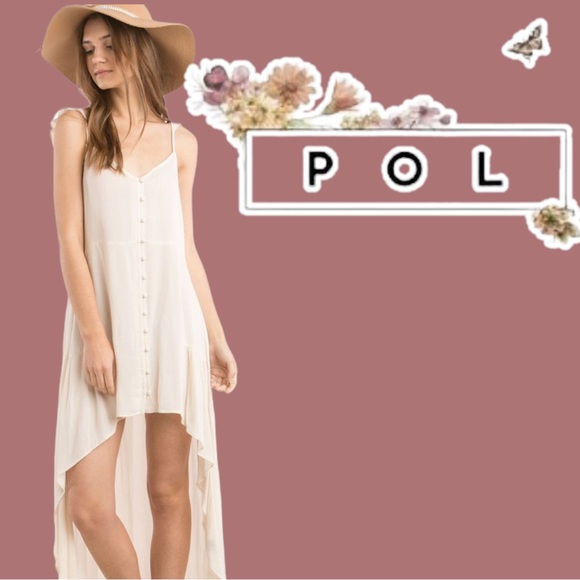 POL Dresses & Skirts - NWT POL tunic dress in natural vintage cream. Size small.